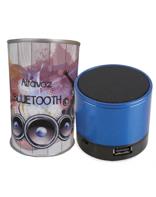 Altavoz Radio metálico Bluetooth en lata personalizada