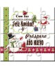 Puzzle Navidad con la frase "Con los mejores Deseos Feliz Navidad y Próspero año nuevo” en lata