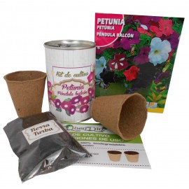 Kit de cultivo Petunia en lata