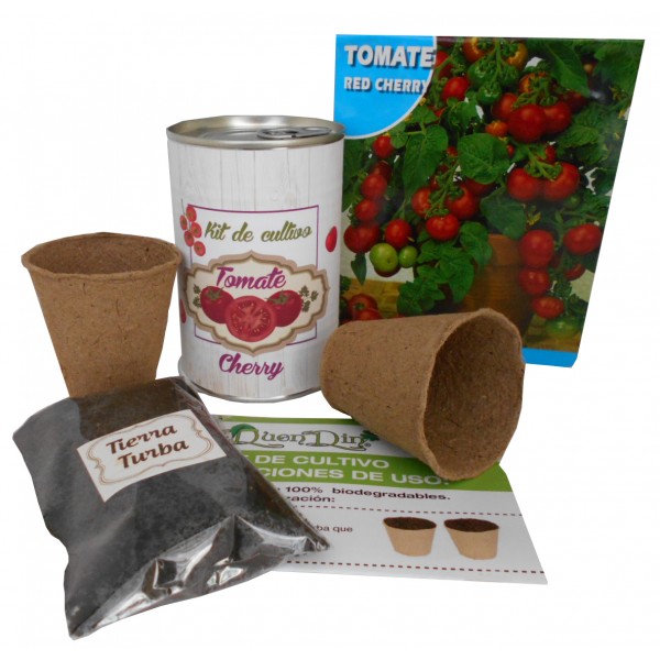 Kit de cultivo Tomate Cherry en lata